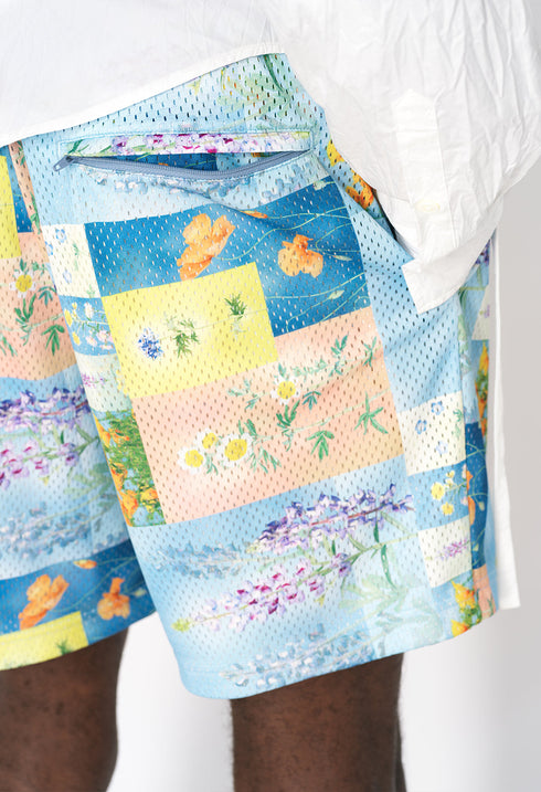 JHON ELLIOTT Practice Shorts Super Bloom Mens Apparel