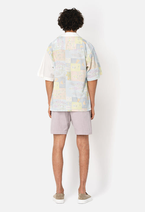 JOHN ELLIOTT Camp Shirt Super Bloom Mens Apparel