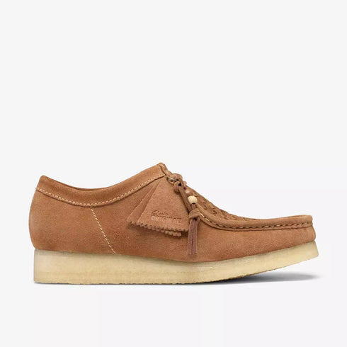 CLARKS Wallabee Tan Weave Men's Sneakers