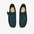 CLARKS Wallabee Boot Forest Green Weave Men's Boots