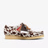 CLARKS Wallabee Brown Cow Print Men's Apparel