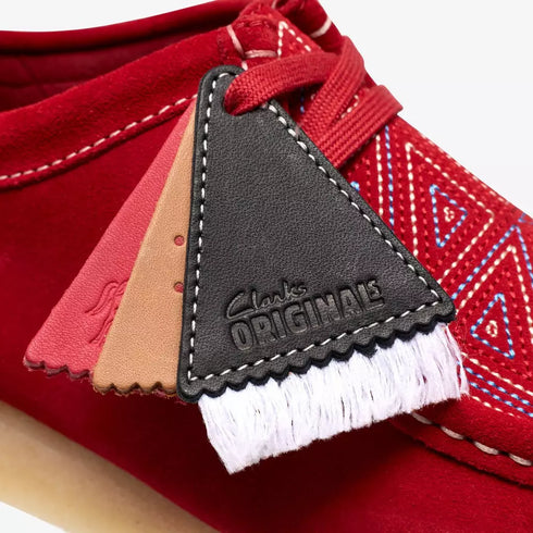CLARKS Wallabee Red Interest Men's Sneakers