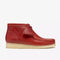 CLARKS Wallabee Boot Brick Red Men's Boots