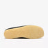 CLARKS Wallabee Black Leather Embossed Men's Sneakers
