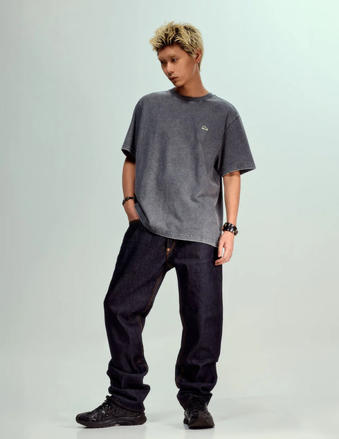 EVISU Daicock Print Baggy-Fit Jeans #2000 Men's Apparel
