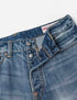 EVISU Ecru Daicock Print Loose Fit Jeans #2038 Men’s Apparel