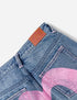 EVISU Light Pink Washed Daicock Straight Pants Women’s Apparel