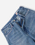 EVISU Light Pink Washed Daicock Straight Pants Women’s Apparel