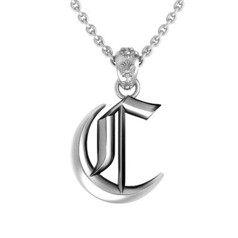 AG ROCK Initial Pendant