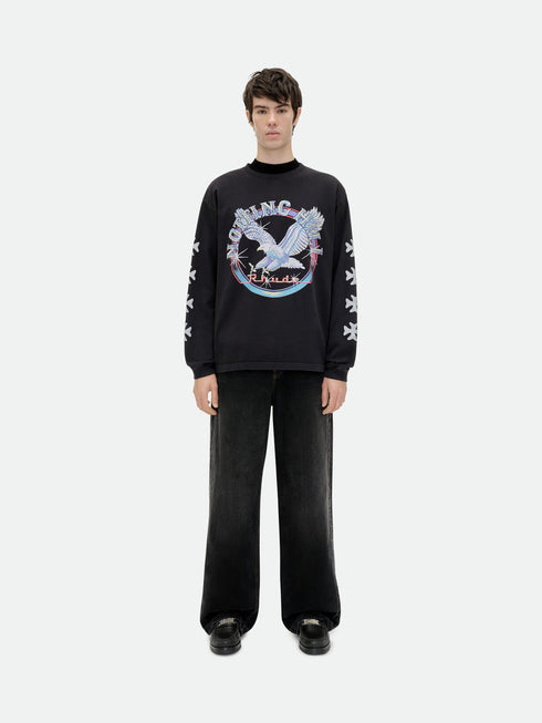 RHUDE Notting Hill Eagle L/s Tee Mens Apparel