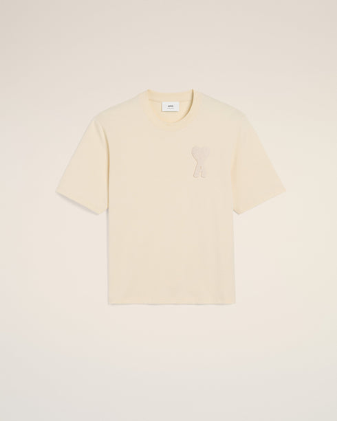 AMI PARIS Cotton Ami de Coeur Patch T-Shirt Mens Apparel