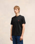 AMI PARIS Black Cotton Ami de Coeur T-Shirt Unisex Apparel