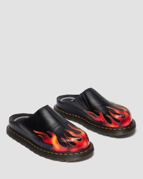 DR MARTENS San Mule 'flame Collection' Unisex Slides (UK SIZES)