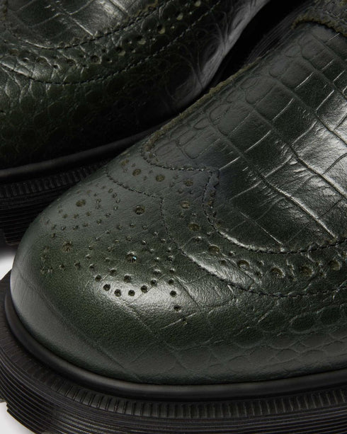 DR MARTENS Penton Brogue Forest Green Unisex Sneakers