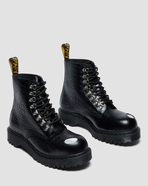 DR MARTENS 1460 Pascal Steel Toe Black Unisex Boots