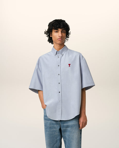 AMI PARIS Chemose Boxy Fit Sl Shirt Mens Apparel