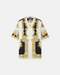 VERSACE Coral Theatre Silk Shirt Mens Apparel