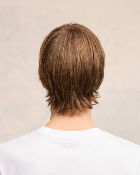 AMI PARIS White Cotton Ami de Coeur T-Shirt Unisex Apparel