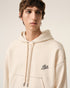 AMI PARIS Beige Cotton Hoodie Ami Signature Unisex Apparel