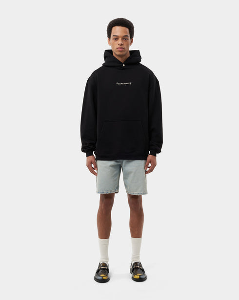 FILLING PIECES Hoodie Grandient Handshake Black Mens Apparel