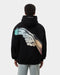 FILLING PIECES Hoodie Grandient Handshake Black Mens Apparel