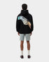 FILLING PIECES Hoodie Grandient Handshake Black Mens Apparel