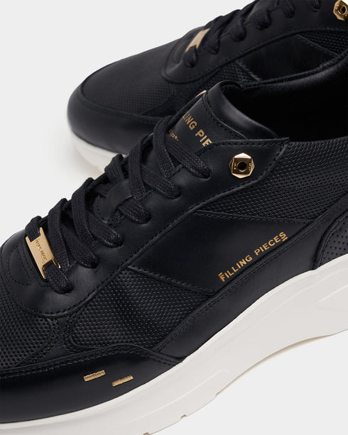FILLING PIECES Jet Runner Aten Black Mens Sneakers