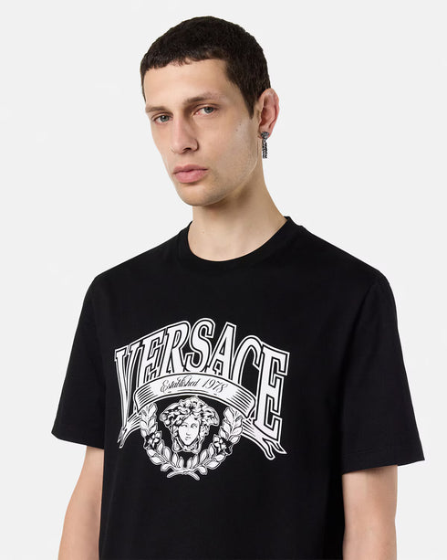 VERSACE Medusa Varsity T-shirt Mens Apparel