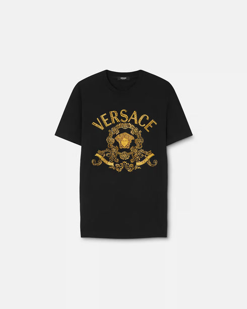 VERSACE T-shirt Compact Cotton Men's Apparel