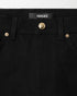 VERSACE Pant Denim Reactive Black Strech Fabric Men's Apparel