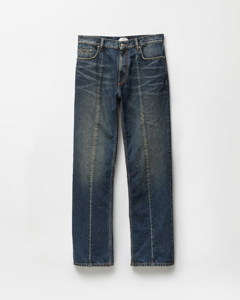 VERSACE Distressed Straight Jeans Men's Apparel