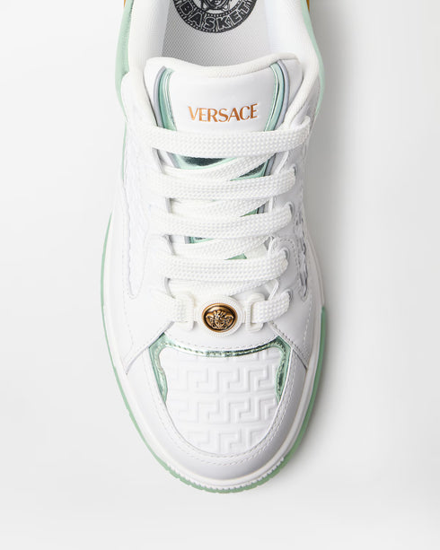VERSACE Biggie Basket Leather Men's Sneakers