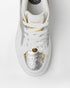 VERSACE Biggie Basket Metallic Leather Men's Sneakers