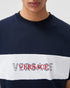 VERSACE Intarsia Cotton-Jersey Regular T-shirt Men's Apparel