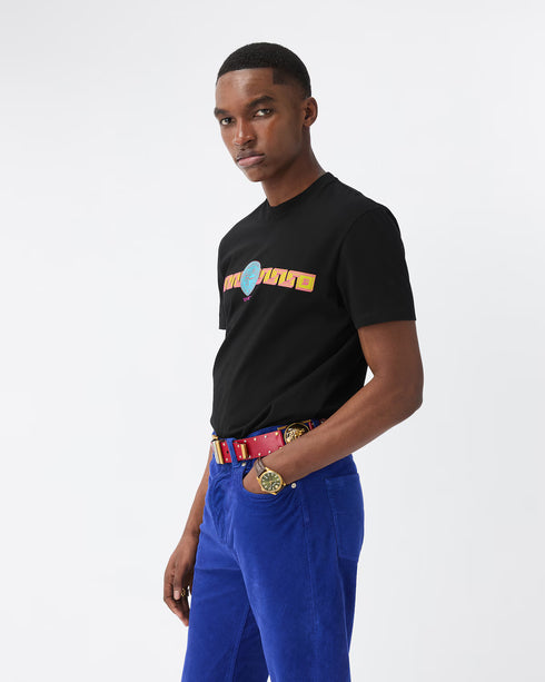 VESRACE Printed Cotton-Jersey Slim T-Shirt Men's Apparel