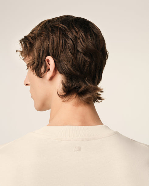 AMI PARIS Cotton Ami de Coeur Patch T-Shirt Mens Apparel