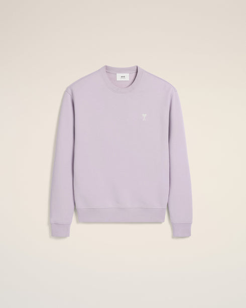 AMI PARIS Purple Cotton Ami de Coeur Sweatshirt Unisex Apparel