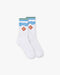 CASABLANCA White Casa Wave Socks Accessories