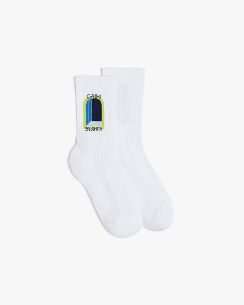 CASABLANCA Blue Gradient Arch Socks Accessories
