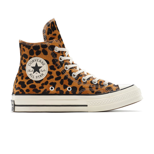 CONVERSE Chuck 70 Hi Leopard Pony Hair Unisex Sneakers