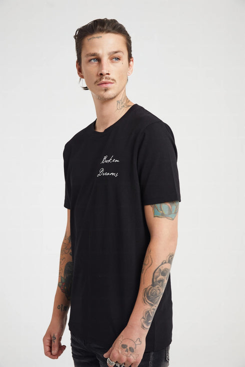 RTA Liam Black Collegiate Broken Dreams Mens Apparel