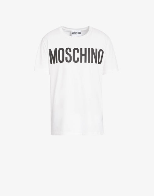MOSCHINO JERSEY T-SHIRT WITH LOGO Mens Apparel