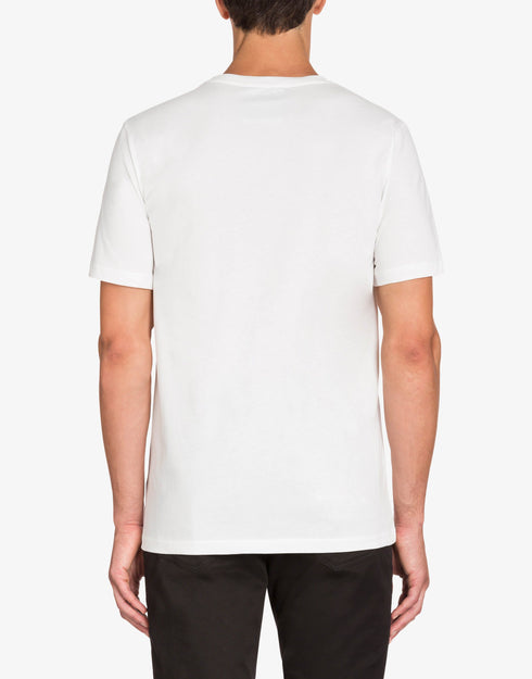 MOSCHINO JERSEY T-SHIRT WITH LOGO Mens Apparel