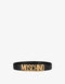 MOSCHINO BELT IN LEATHER WITH LOGO Accessories