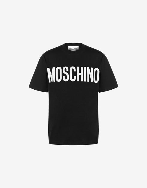 MOSCHINO Logo Print Stretch Jersey T-Shirt Mens Apparel