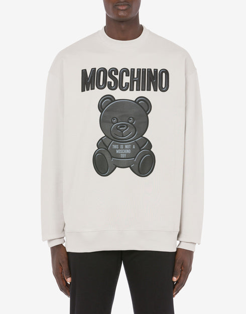 MOSCHINO TEDDY BEAR ORGANIC COTTON SWEATSHIRT Mens Apparel