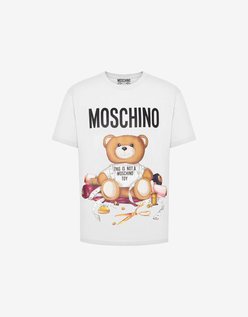 MOSCHINO TAILOR TEDDY BEAR ORGANIC JERSEY T-SHIRT Mens Apparel