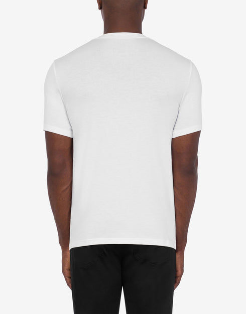 MOSCHINO TAILOR TEDDY BEAR ORGANIC JERSEY T-SHIRT Mens Apparel