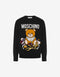 MOSCHINO SARTORIAL TEDDY BEAR COTTON PULLOVER Mens Apparel