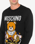 MOSCHINO SARTORIAL TEDDY BEAR COTTON PULLOVER Mens Apparel